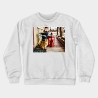 Country Store Christmas Cat 2 Crewneck Sweatshirt